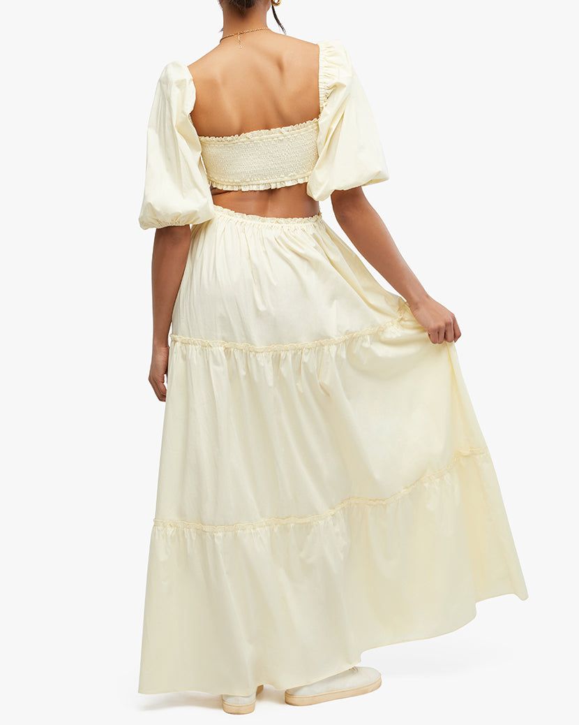 Smocked Cut Out Maxi Dress sold by WeWoreWhat product image thumbnail 5