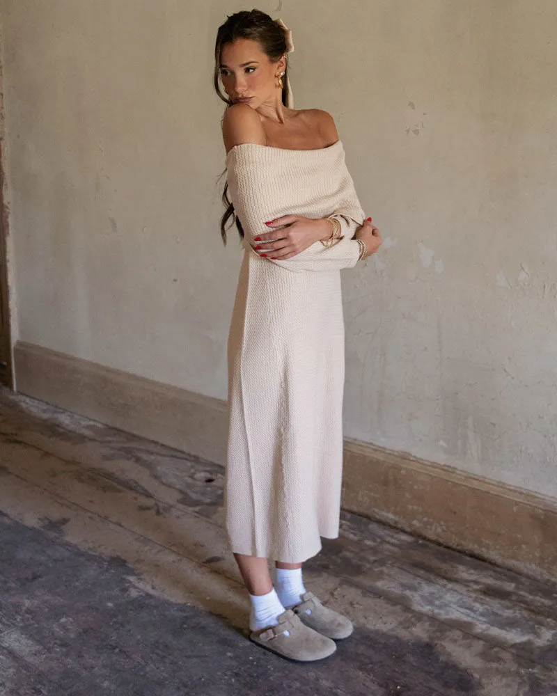 Off Shoulder Sweater Dress sold by WeWoreWhat product image thumbnail 3