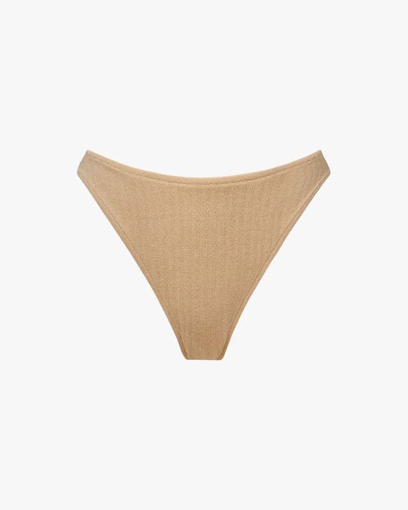 Classic Scoop Stripe Towel Terry Bikini Bottom sold by WeWoreWhat product image thumbnail 3