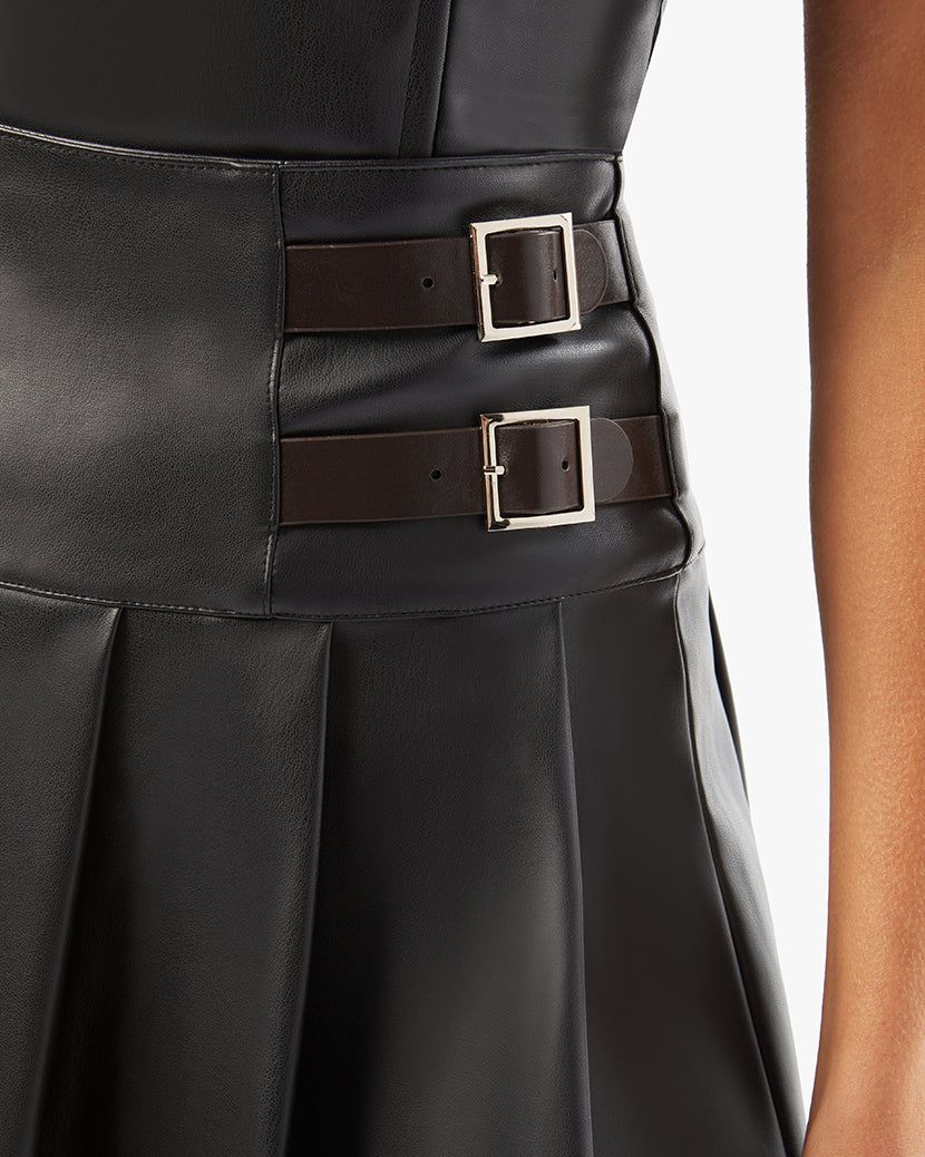 Vegan Leather Tennis Skirt sold by WeWoreWhat product image thumbnail 7