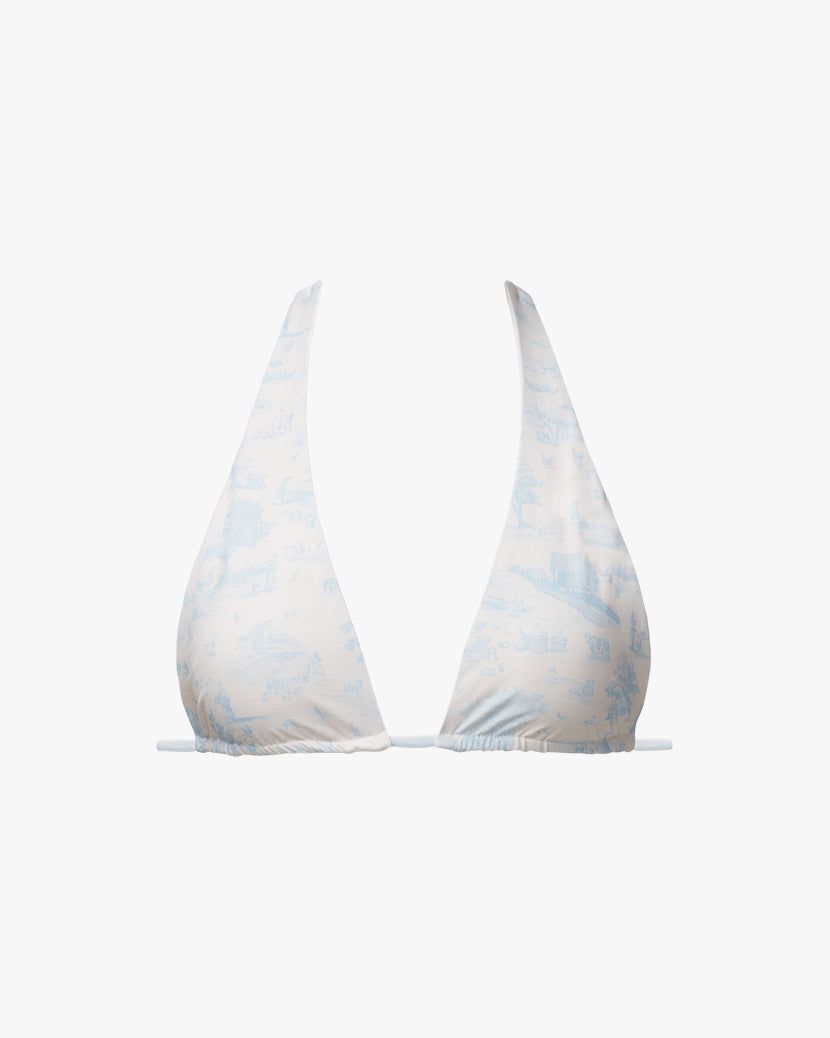 Halter Cottage Toile Bikini Top sold by WeWoreWhat product image thumbnail 2
