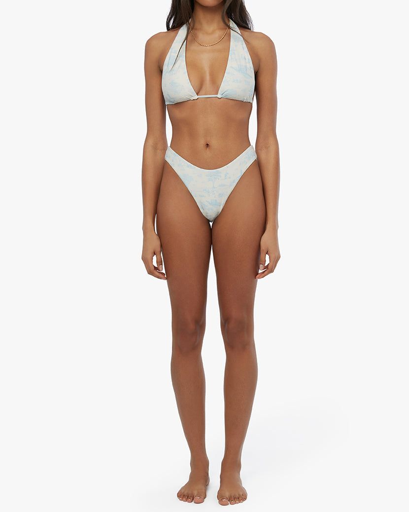 Halter Cottage Toile Bikini Top sold by WeWoreWhat product image thumbnail 6