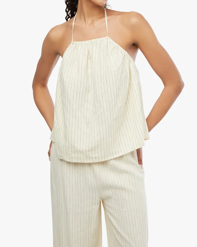 Tie Neck Halter Top sold by WeWoreWhat