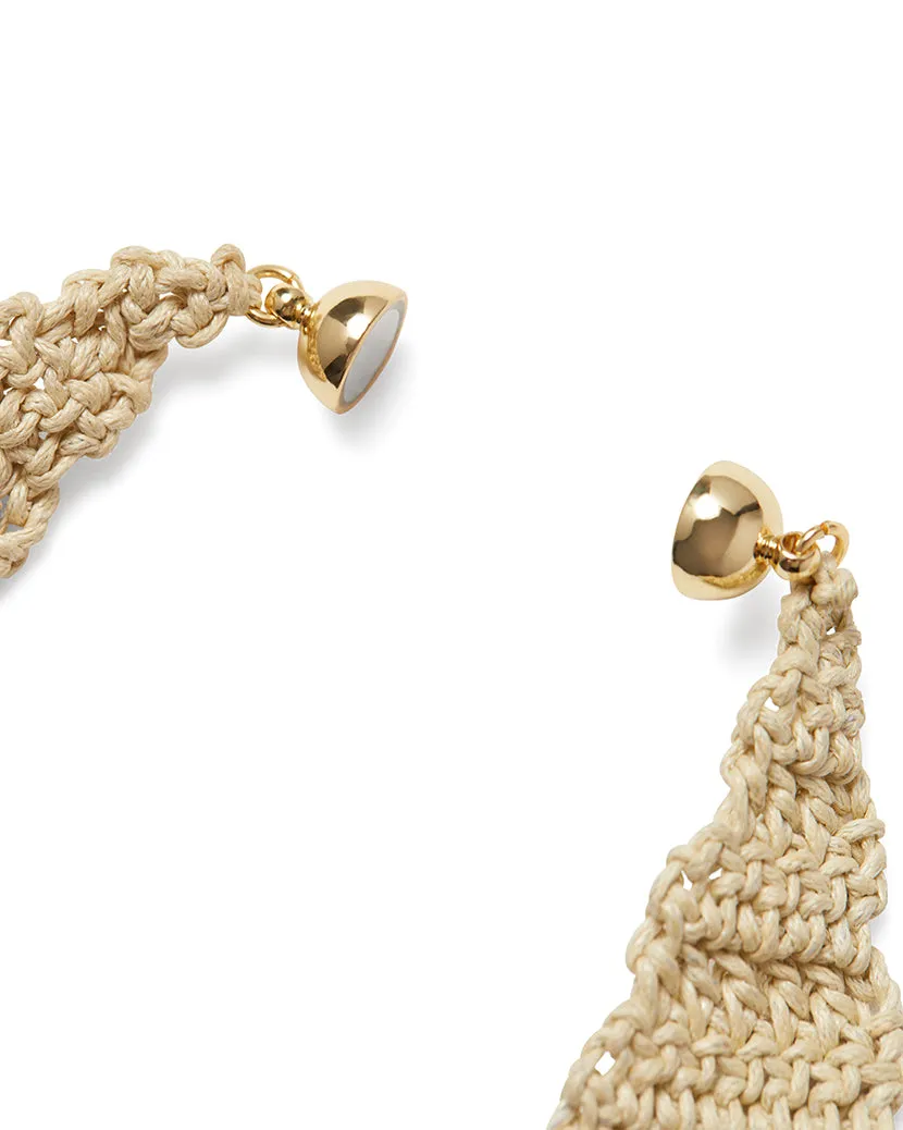 Freshwater Pearl Crochet Necklace sold by WeWoreWhat product image thumbnail 4