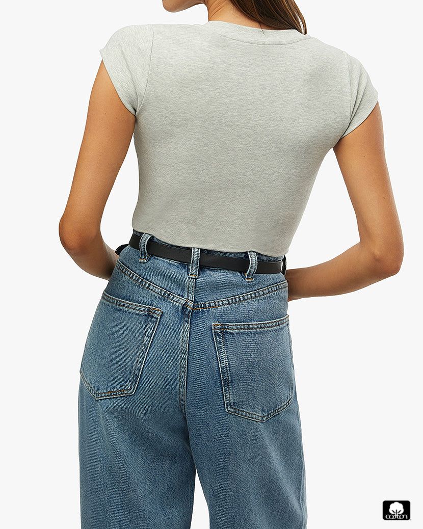 Scoop Neck Tee sold by WeWoreWhat product image thumbnail 4