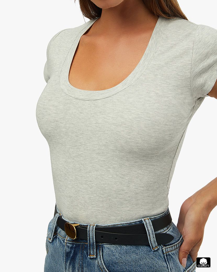 Scoop Neck Tee sold by WeWoreWhat product image thumbnail 3