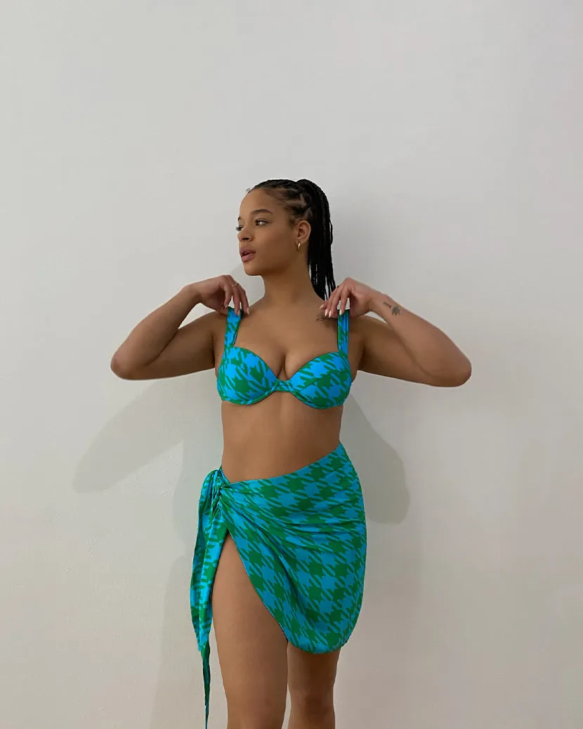 Oversized Houndstooth Sarong sold by WeWoreWhat product image thumbnail 3