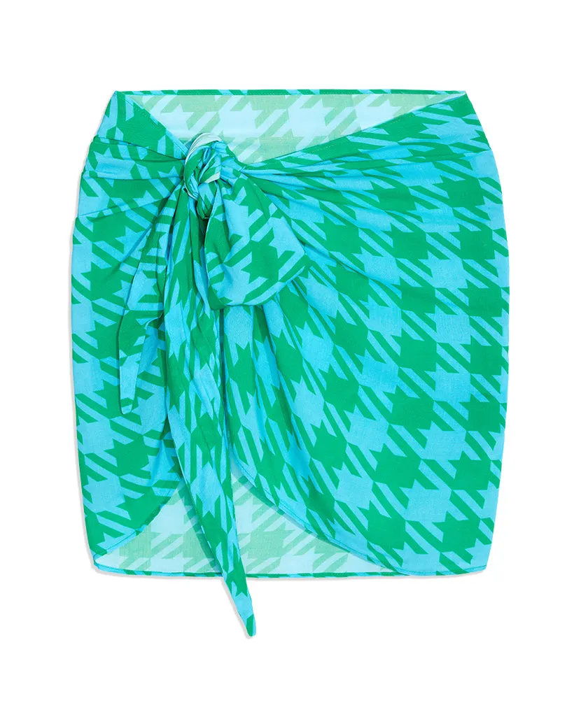 Oversized Houndstooth Sarong sold by WeWoreWhat