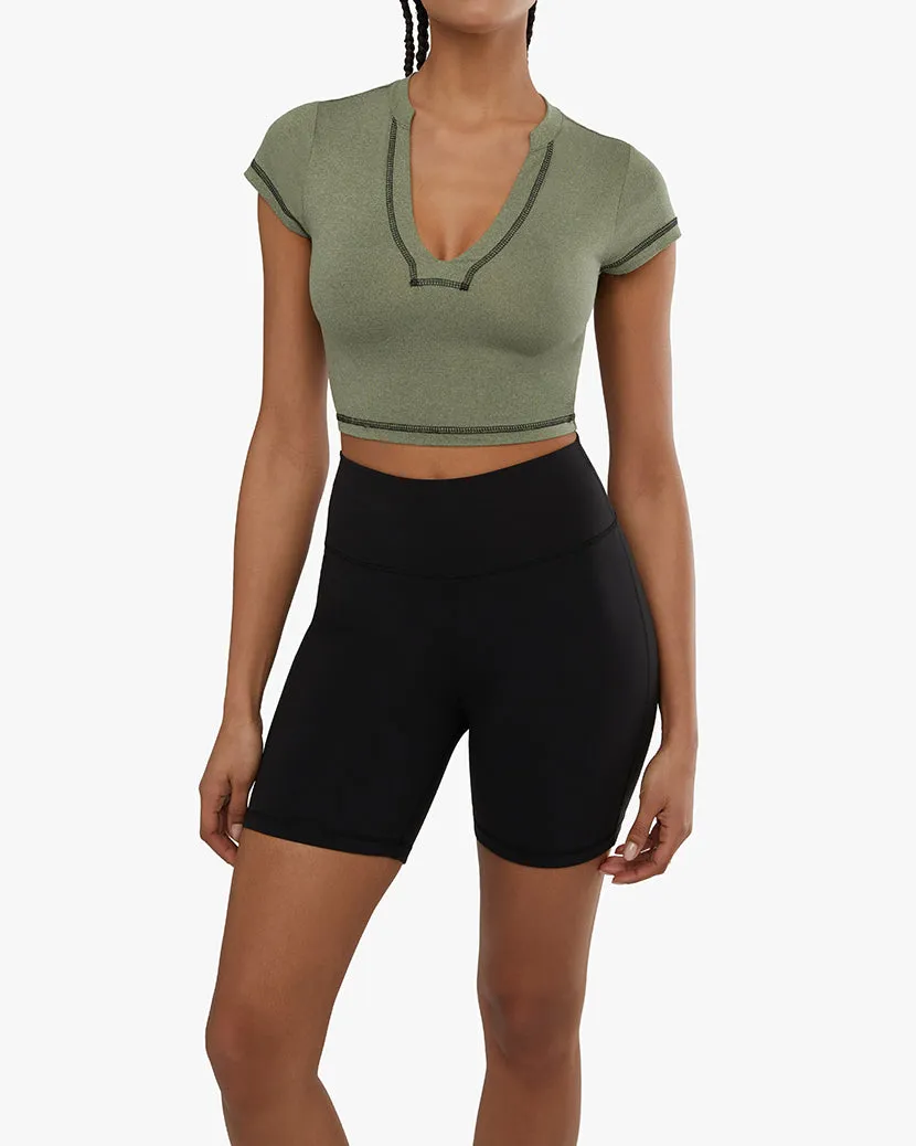 V-neck Tee sold by WeWoreWhat product image thumbnail 4