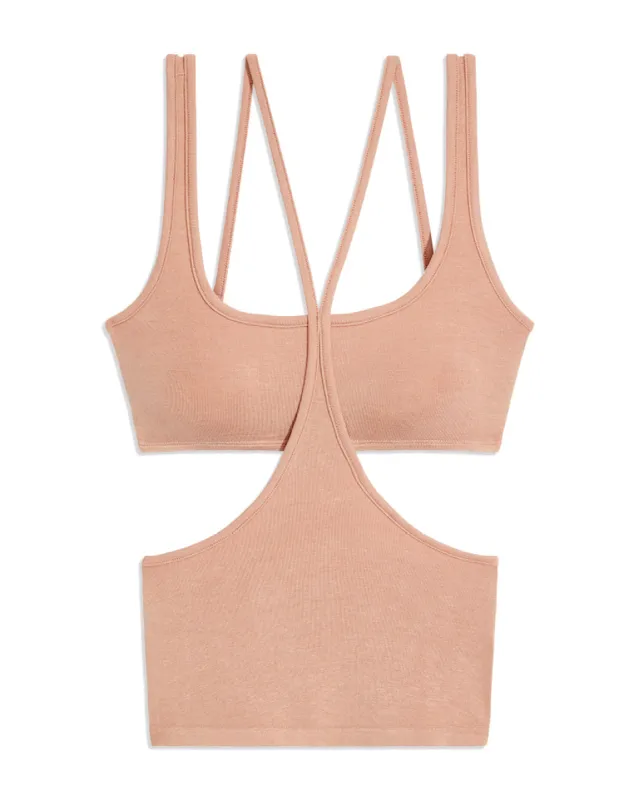 Cut Out Rayon Jersey Tank sold by WeWoreWhat