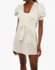 Tie Front Eyelet Mini Dress sold by WeWoreWhat