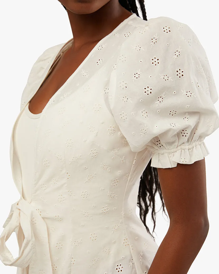 Tie Front Eyelet Mini Dress sold by WeWoreWhat product image thumbnail 5