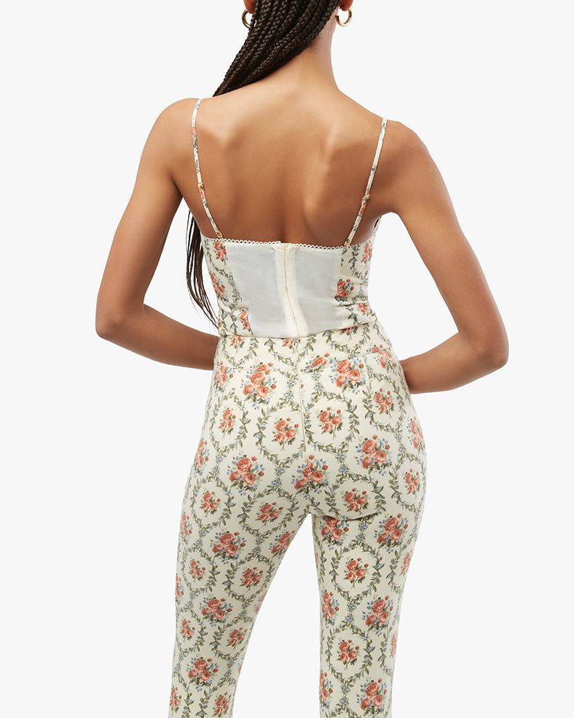 Underwire Victorian Floral Corset sold by WeWoreWhat product image thumbnail 5