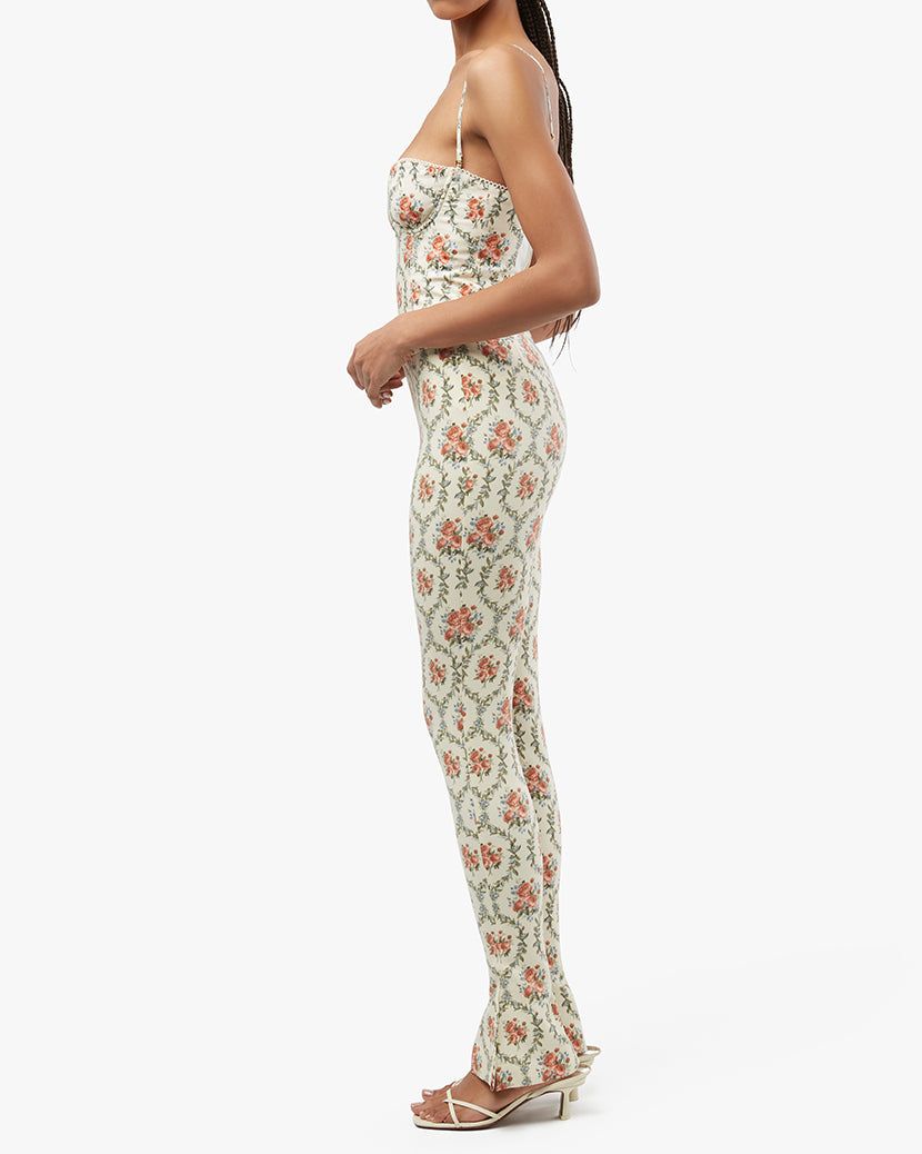 Underwire Victorian Floral Corset sold by WeWoreWhat product image thumbnail 4