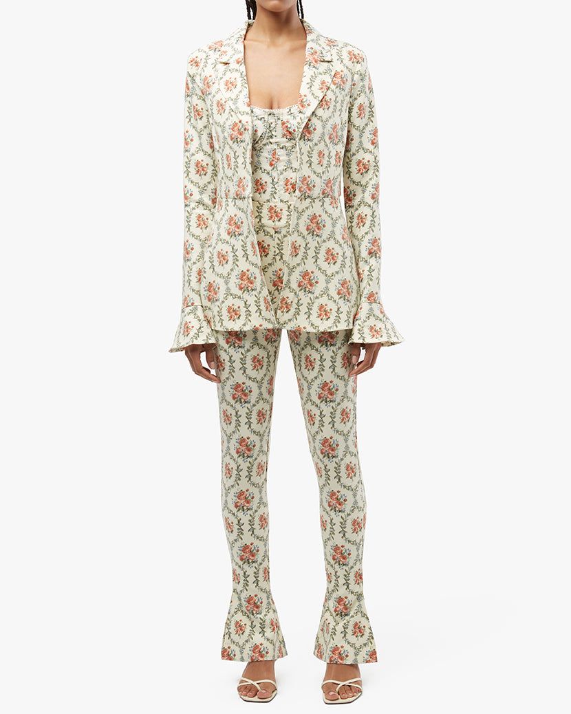 Underwire Victorian Floral Corset sold by WeWoreWhat product image thumbnail 7