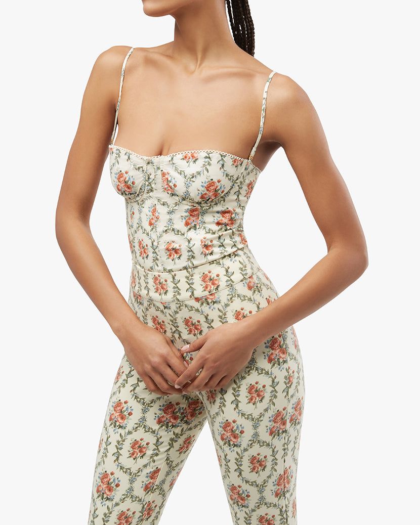 Underwire Victorian Floral Corset sold by WeWoreWhat