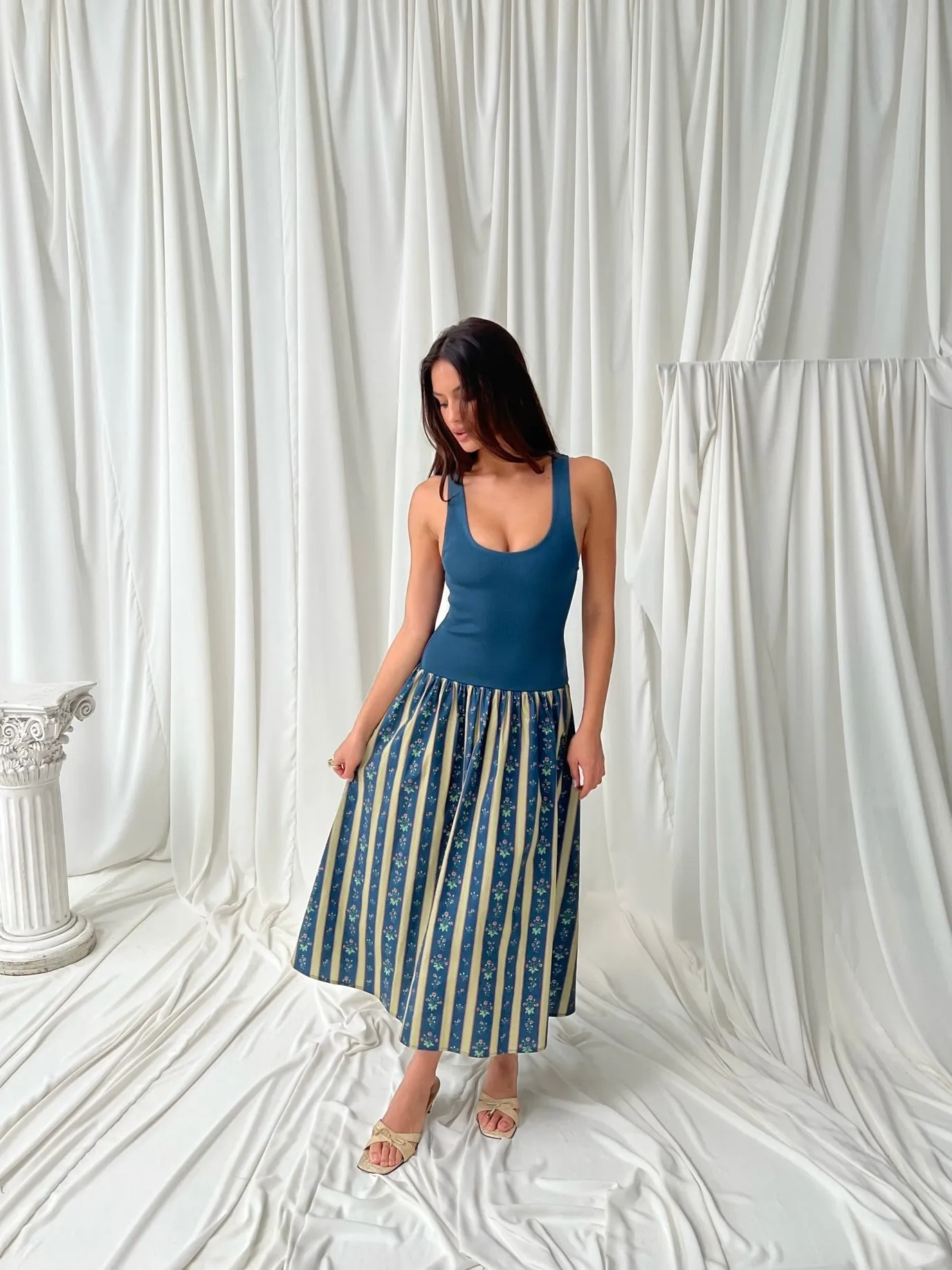 Scoop Tank Midi Dress sold by WeWoreWhat product image thumbnail 3