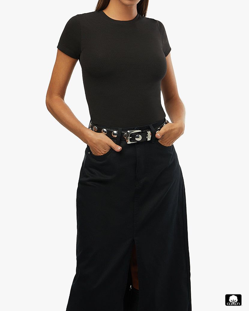 Fitted Crew Neck sold by WeWoreWhat