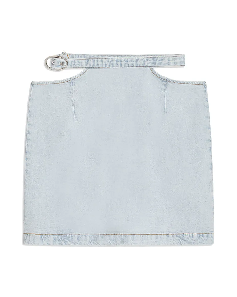 Cut Out Indigo Comfort Skirt sold by WeWoreWhat product image thumbnail 2