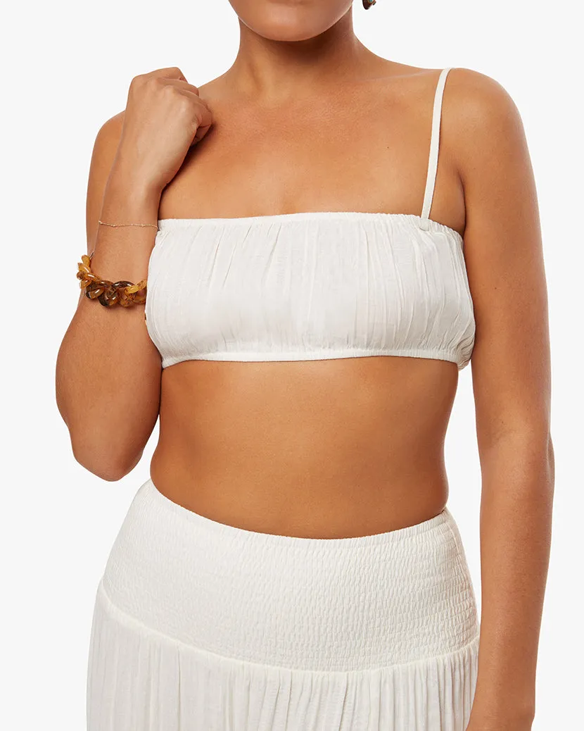 Ruched Bra Top sold by WeWoreWhat