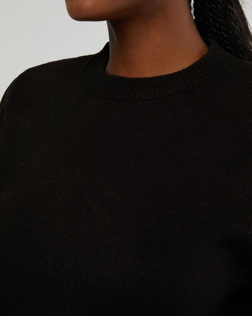 Shoulder Pad Cropped Sweater sold by WeWoreWhat product image thumbnail 4