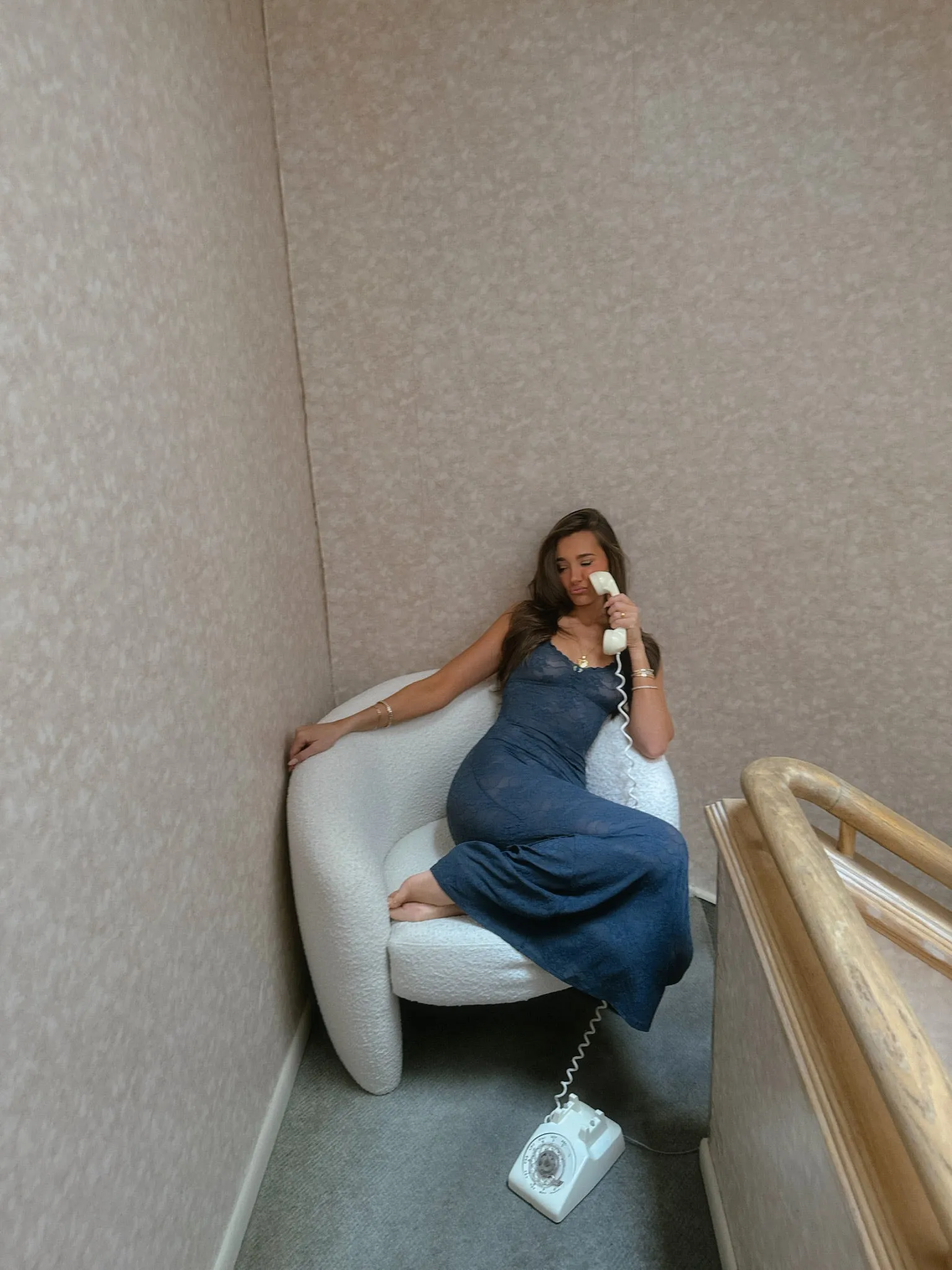 Lace Rosette Midi Dress sold by WeWoreWhat product image thumbnail 3