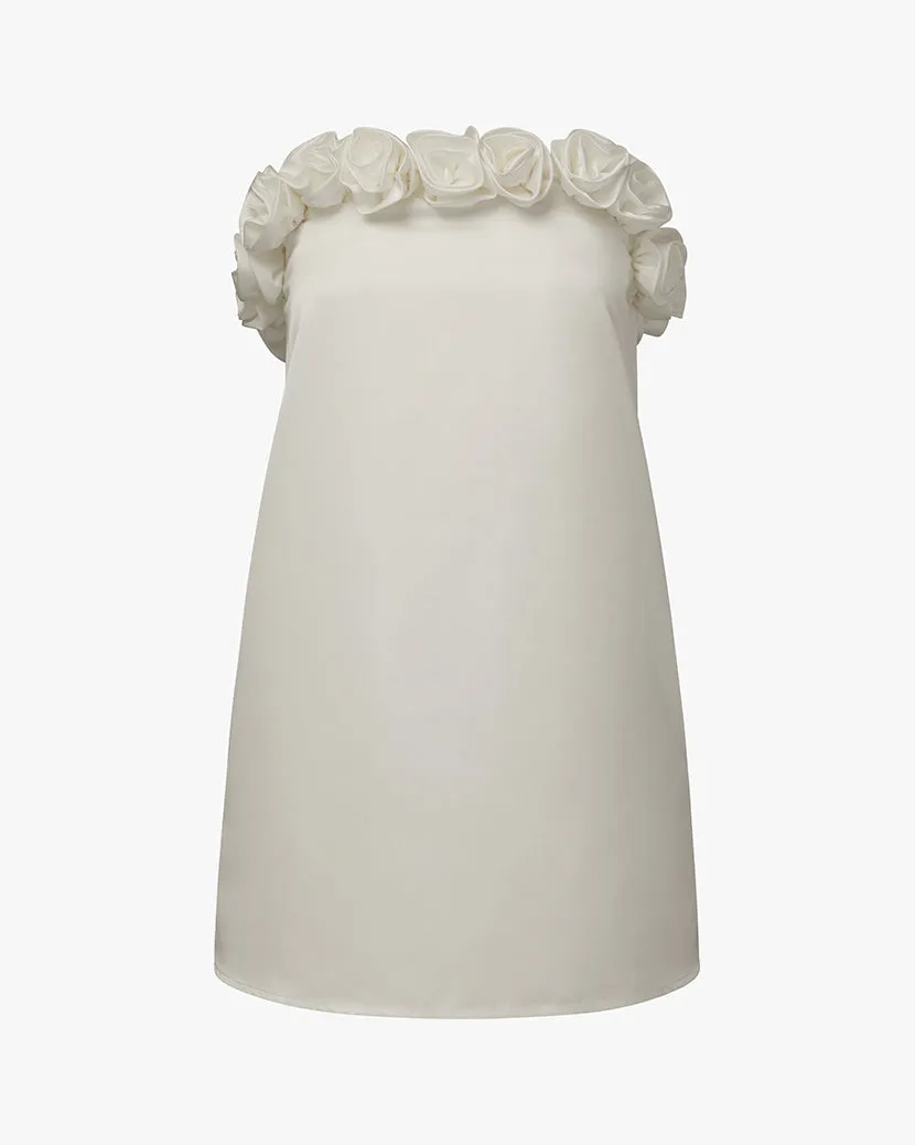 Strapless A-line Rose Mini Dress sold by WeWoreWhat product image thumbnail 2