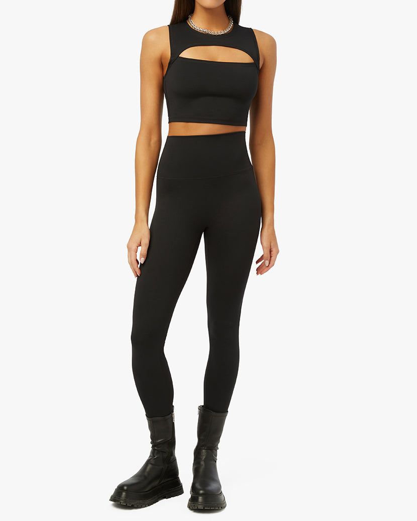 Cutout Crew Neck Tank sold by WeWoreWhat