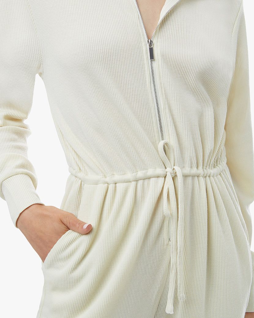 Waffle Collar Jumpsuit sold by WeWoreWhat product image thumbnail 7