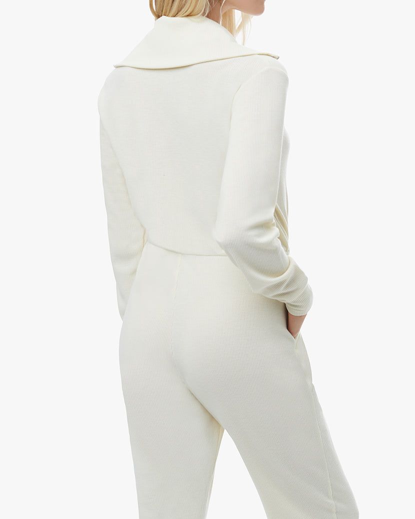 Waffle Collar Jumpsuit sold by WeWoreWhat product image thumbnail 6
