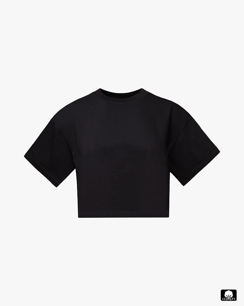 Cropped Cotton Jersey Boxy Tee sold by WeWoreWhat product image thumbnail 2