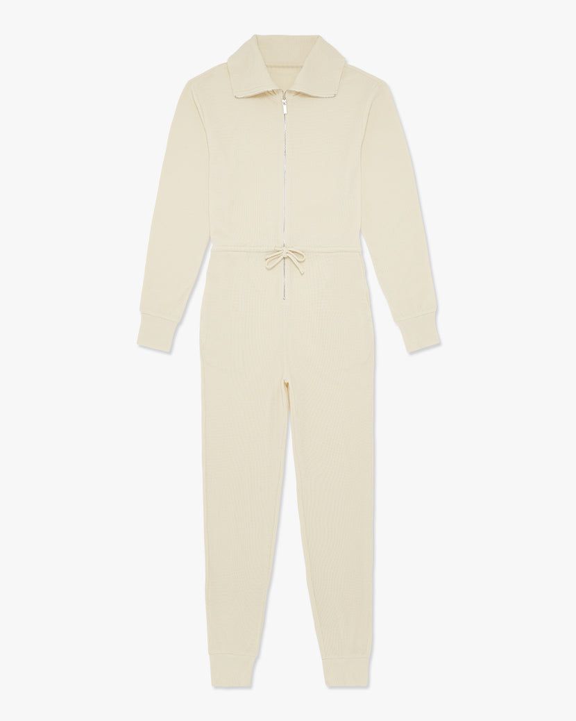 Waffle Collar Jumpsuit sold by WeWoreWhat product image thumbnail 2