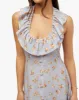 Ruffle Halter Midi Dress sold by WeWoreWhat