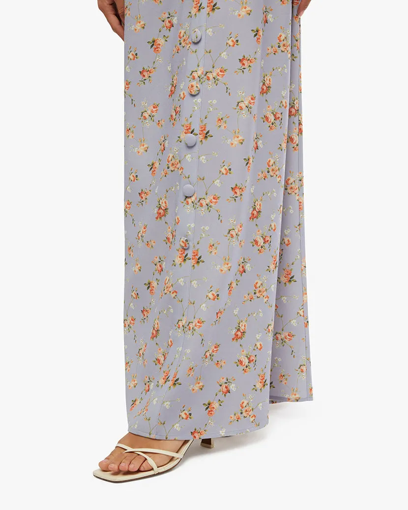 Ruffle Halter Midi Dress sold by WeWoreWhat product image thumbnail 5