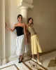 Ribbed Cotton Midi Dress sold by WeWoreWhat