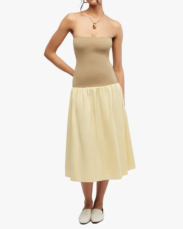 Ribbed Cotton Midi Dress sold by WeWoreWhat
