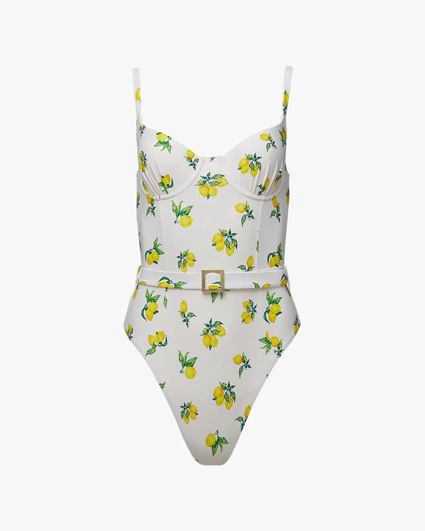 Underwire Ditsy Lemons One Piece sold by WeWoreWhat product image thumbnail 2
