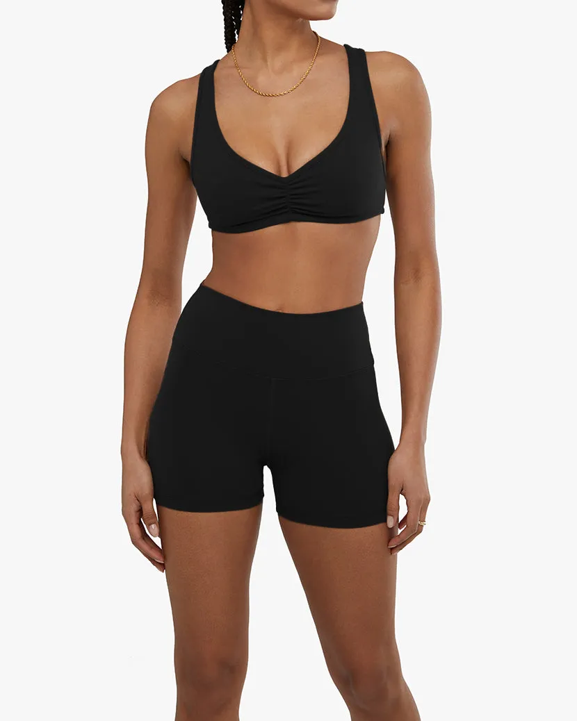 Ruched Scoop Neck Bra sold by WeWoreWhat