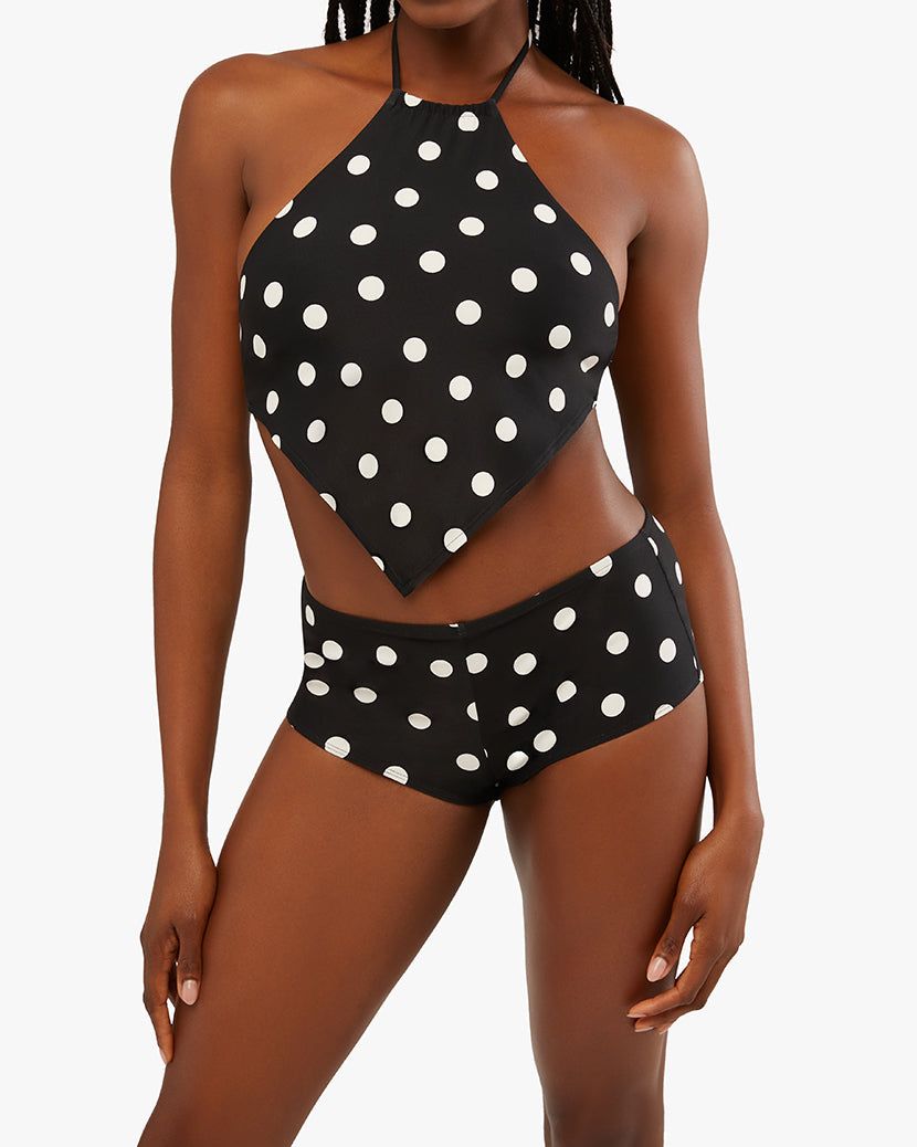 Bandana Oversized Polka Dot Halter Bikini Top sold by WeWoreWhat product image thumbnail 3