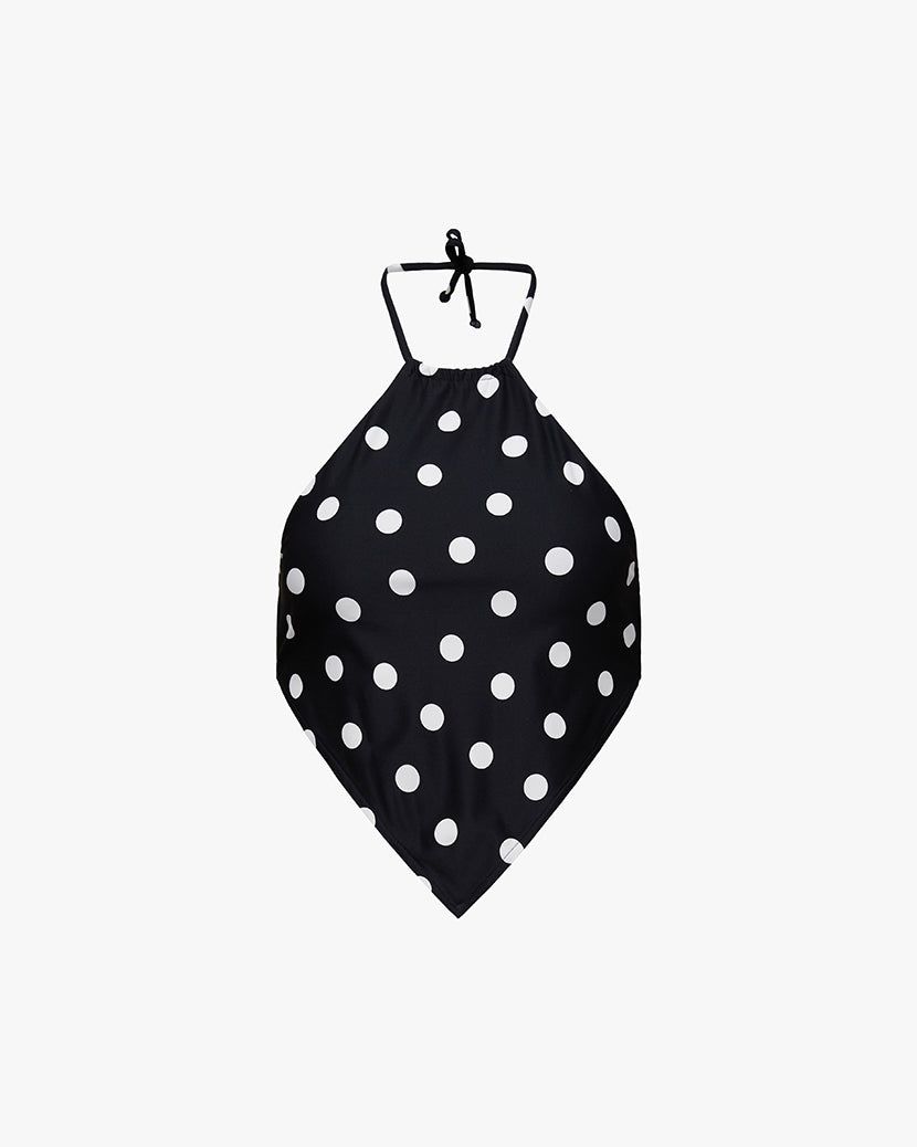 Bandana Oversized Polka Dot Halter Bikini Top sold by WeWoreWhat product image thumbnail 2