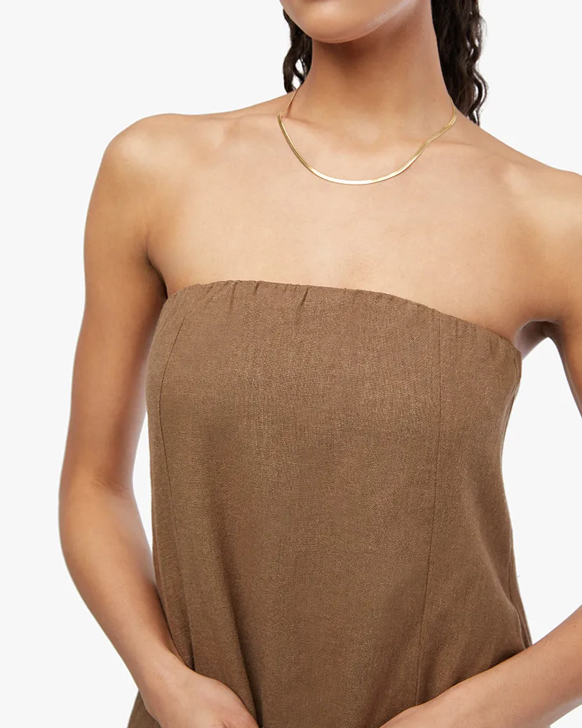 A-line Strapless Midi Dress sold by WeWoreWhat product image thumbnail 4