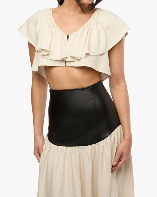 Flutter Top made by WeWoreWhat