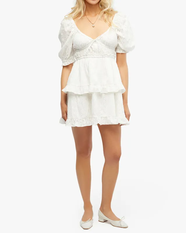 Puff Sleeve Mini Dress sold by WeWoreWhat