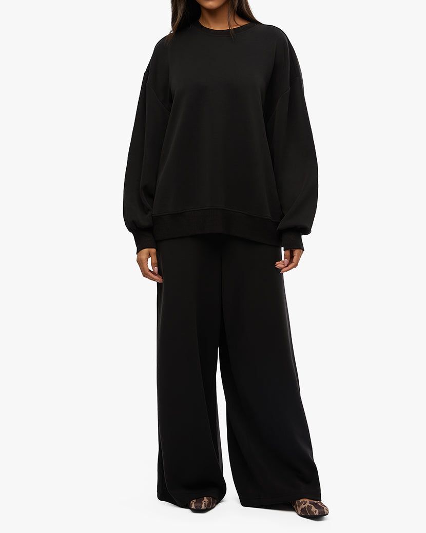 Balloon Sleeve Crew Neck Sweater sold by WeWoreWhat