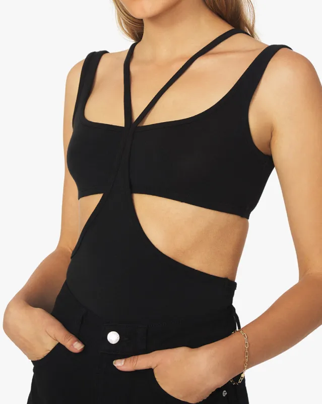 Cut Out Rayon Jersey Tank sold by WeWoreWhat