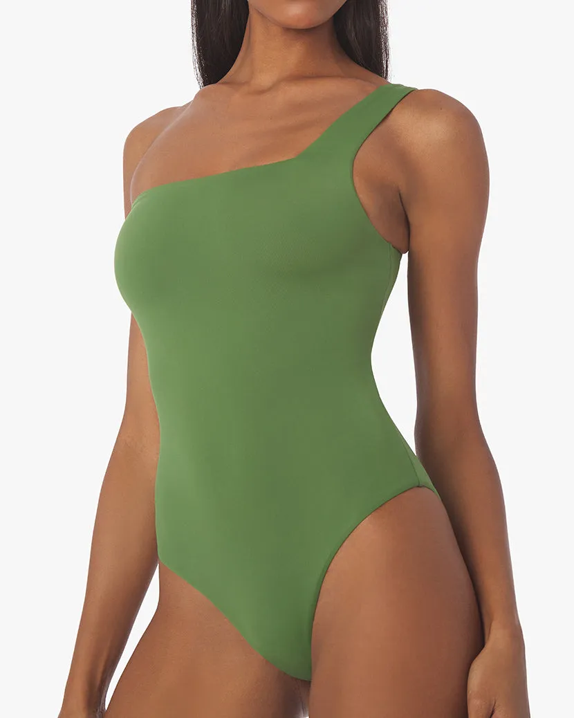 One Shoulder One Piece sold by WeWoreWhat