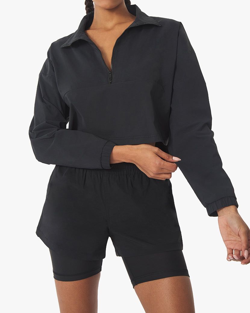 Cropped Nylon Quarter Zip sold by WeWoreWhat product image thumbnail 7