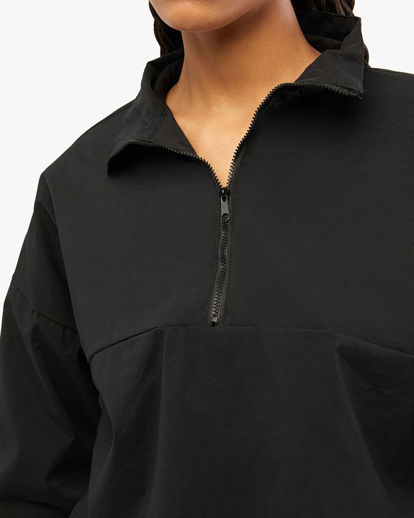 Cropped Nylon Quarter Zip sold by WeWoreWhat product image thumbnail 4