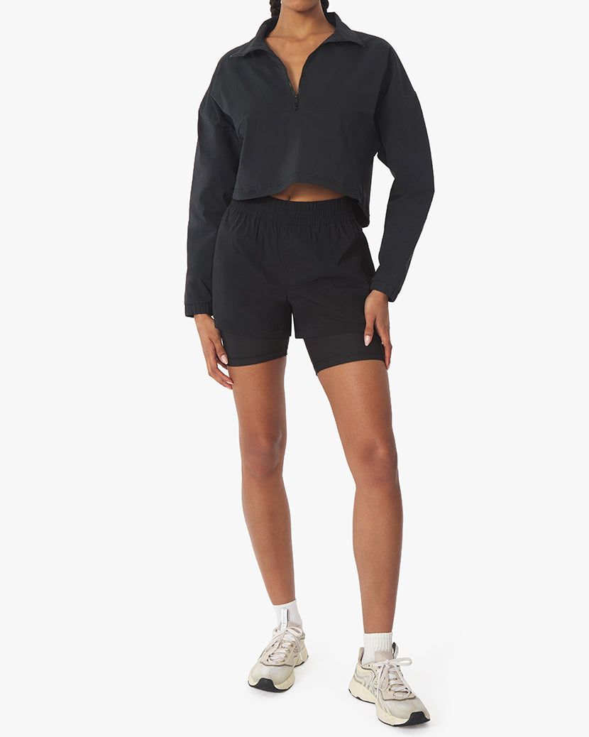 Cropped Nylon Quarter Zip sold by WeWoreWhat product image thumbnail 8