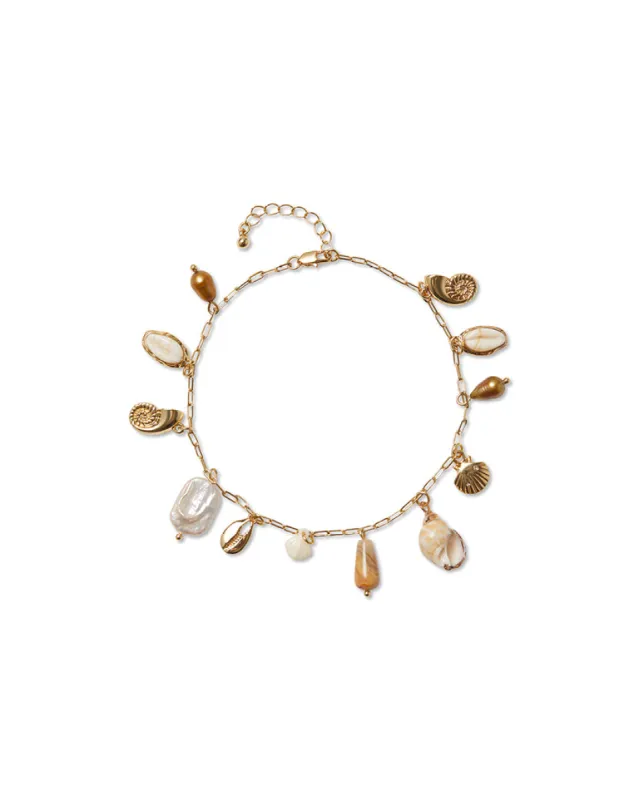 Shell Charm Anklet sold by WeWoreWhat